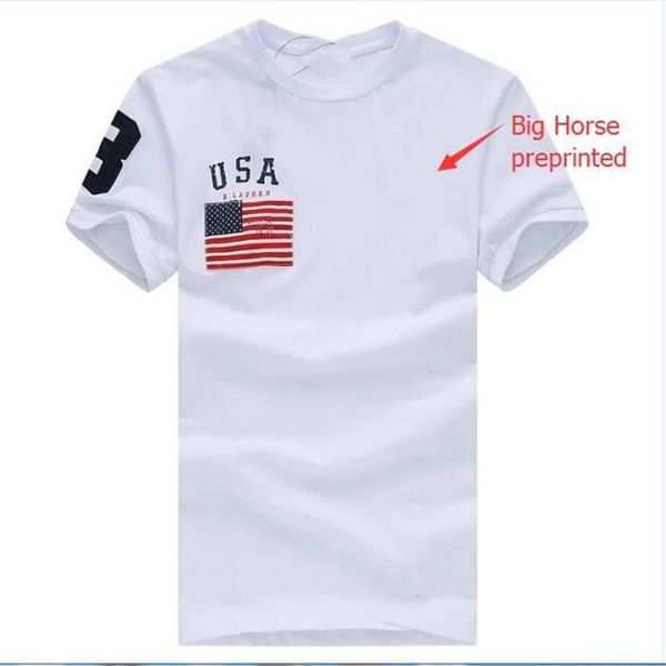 

discounted poloshirt men tshirt usa summer new fashion casual short sleeve t shirt cotton men tee shirts m  xl 2xl dropshipp3268, White;black