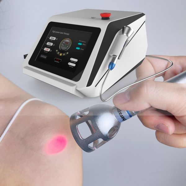 

1064nm high power laser therapy machine back massager for pain relief, Black