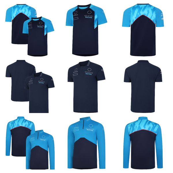 

f1 formula one racing t-shirt 2023 season team polo shirt summer team official customization