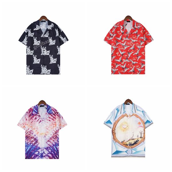 

hip hop designer summer man t shirt casual vacation tees luxury print street skateboard loose breathable shirt, White;black