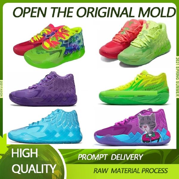 

melo basketball shoes lamelos mb1 rick and morty outdoor sports shoes queen city purple cat lamelo shoes melos mb 2 kids low