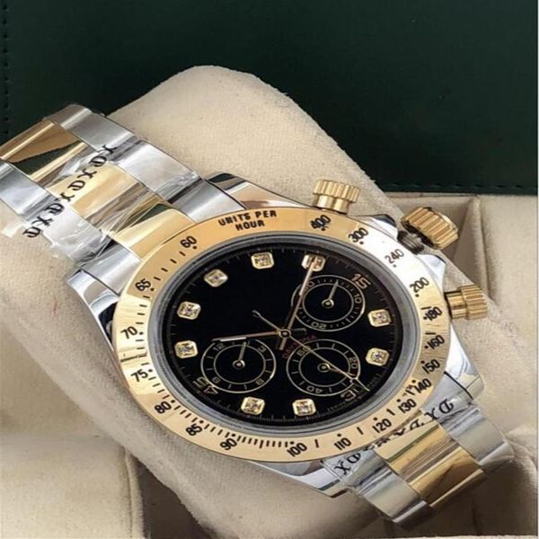 

luxury new stainless steel 40mm mens wristwatch men watch automatic movement luxury wristwatches new factory s327r, Slivery;brown