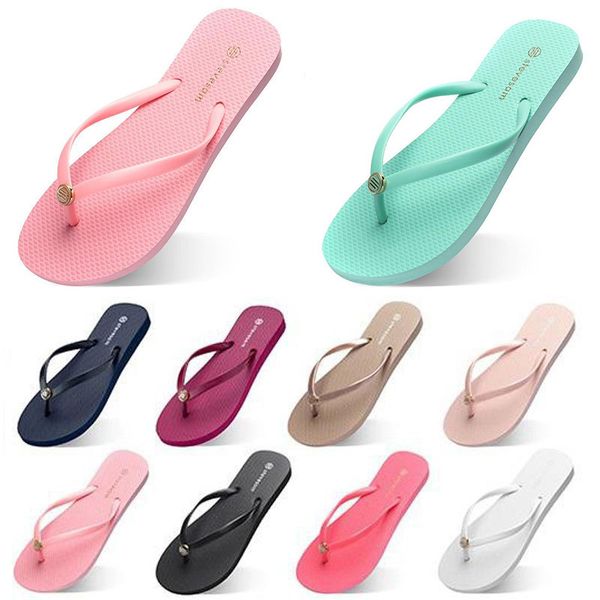 

fashion slippers flip flops womens mens black yellow navy bule white pink brown red summer slides for beach bedroom