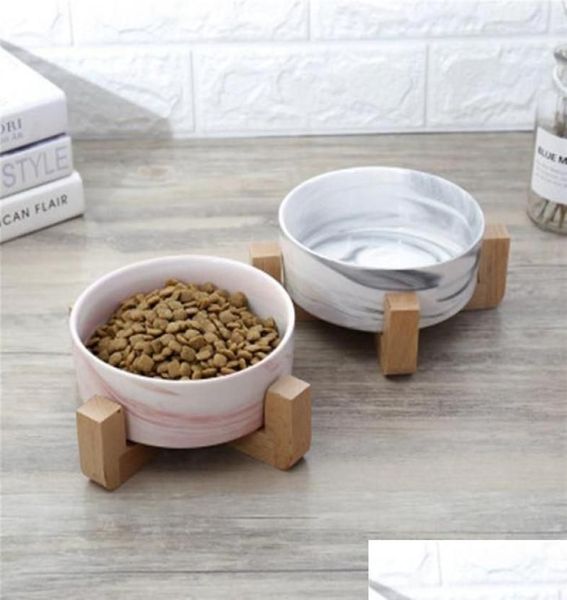 

Dog Bowls Feeders Dry Ceramic Pet Bowl Canister Food Water Treats For Dogs Cats More Comfortable Eating Kitten And Puppy Durable 23998500