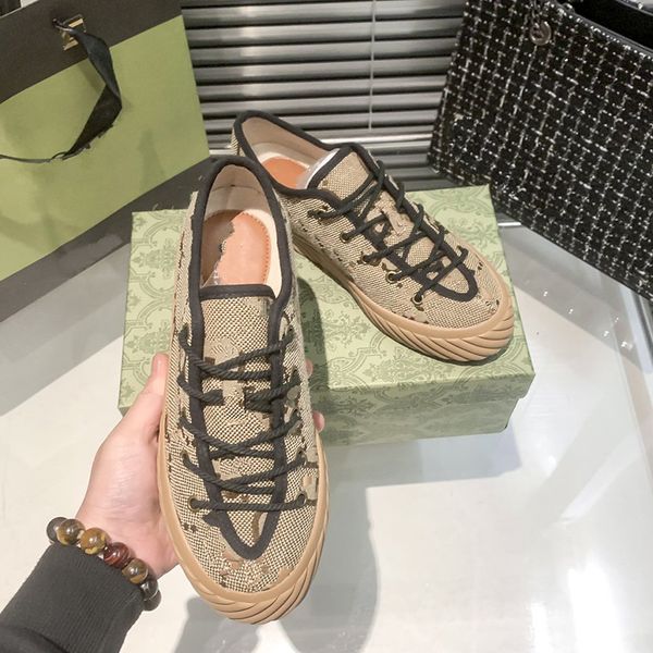 

2023 new biscuit sneakers auimal prints g g designer sneakers casual shoes sneaker runner trainers platform shoes lady luxurys chaussures mu, Black