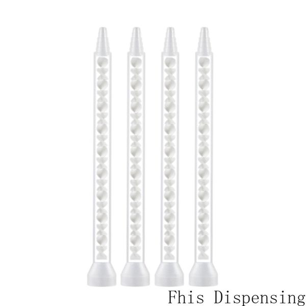 

pack of 100 resin static mixer mc08-18 mixing nozzles for duo pack epoxies core pom material