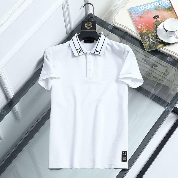

mens stylist polo shirts luxury italy men clothes short sleeve fashion casual men's summer t shirt many colors are available size m-3xl, White;black