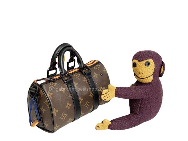 

l fashion handbag shoulder bag messenger bag cartoon bag chain bag shopping bag orange color matching