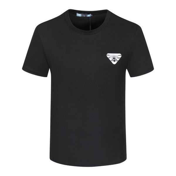 

mens t shirt mens shirts designers shirt pure cotton t shirt printed round neck short sleeved casual sports shirt luxury woman clothing shir, White;black