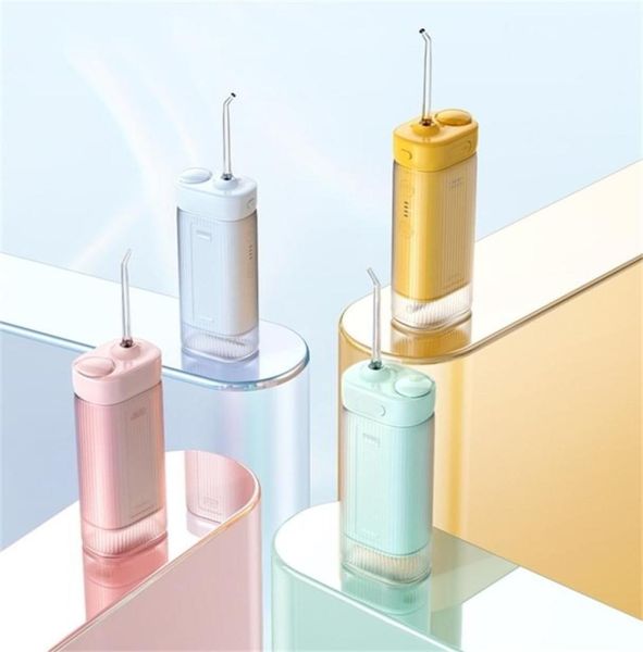 

dental water jet flosser oral irrigator portable usb rechargeable beautifull teeth whitening electric tooth cleaner 2205179865334