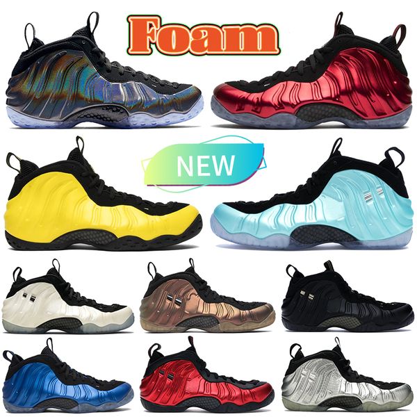 

new foam mens basketball shoes one anthracite obsidian white pro island green royal blue hologram pearl eggplant rust pink posites mid men w