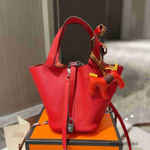 

luxury evening bag for sale locks 2023 basket grain bags tote women picotin designer handbag lychee bag cow leather he purse fashion totes h