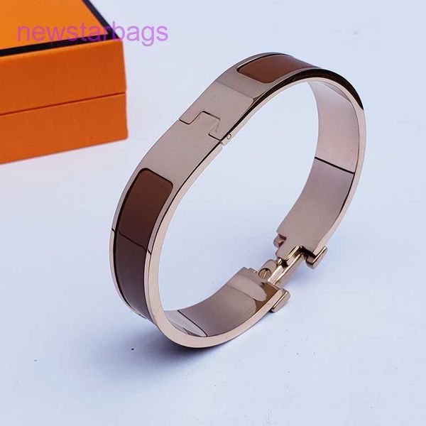 

designer herms bracelet online shop designer design bangle stainless steel rose gold buckle bracelet fashion jewelry yvjn, Black