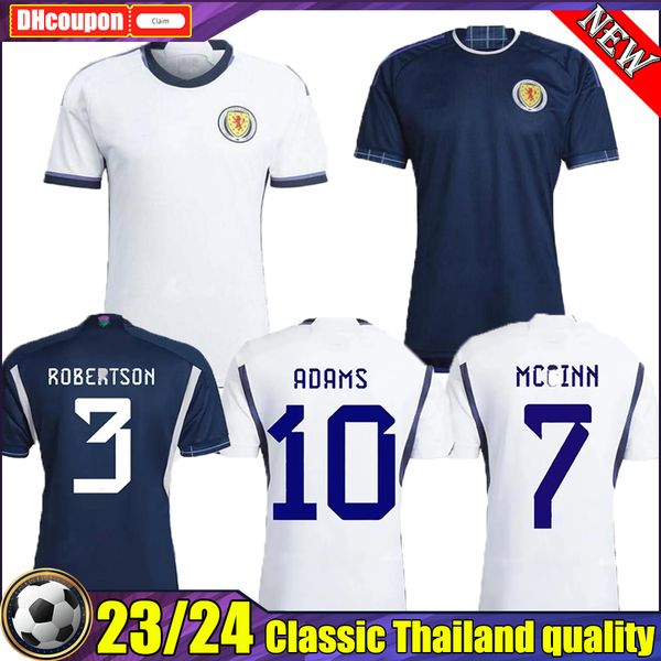 

150th anniversary scotland soccer jerseys 23 24 special edition tierney dykes adams men football shirt 23 24 christie mcgregor mcginn kit un, Black;yellow