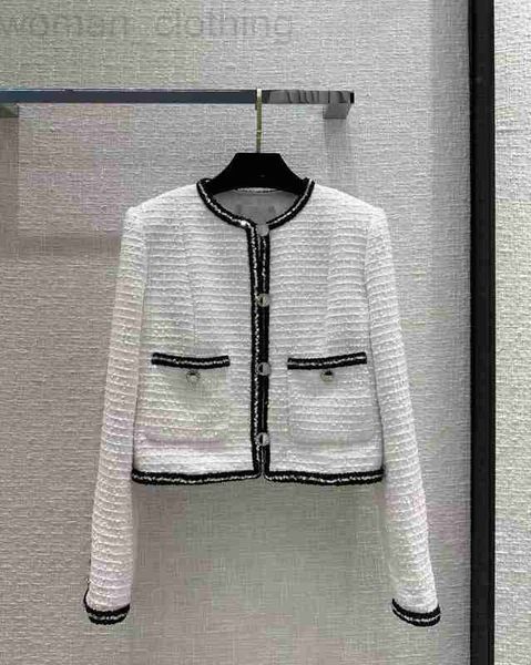 

designer jackets 2023 spring o neck long sleeve panelled women's designer coats brand same style outerwear 7u2g, Black;brown
