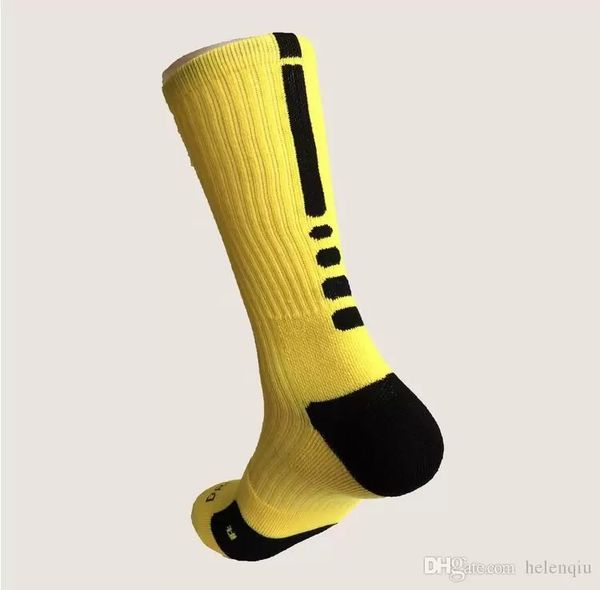 

2023 socks usa professional elite basketball terry long knee athletic sport men fashion compression thermal winter wholesales n1, Black