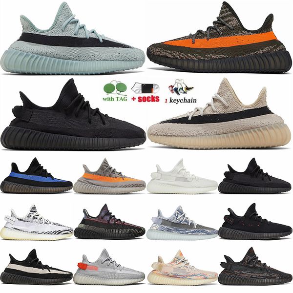 

man yeezys running shoes kanyes yeezys onyx bone dazzling blue beluga reflective salt carbon hyperspace mx rock bred knit runnner sneaker, Black
