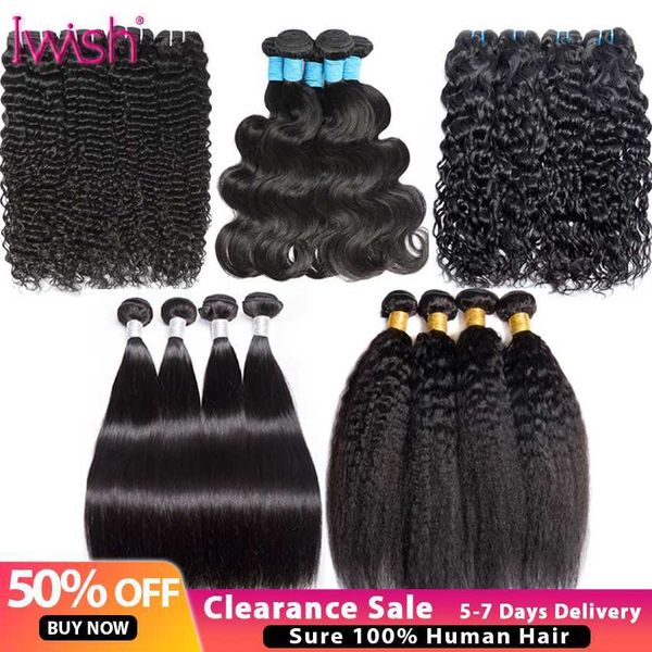 

wig caps wholesale brazilian kinky curly hair weave bundles human hair bundles body deep water wave straight weft extensions for women, Black;brown