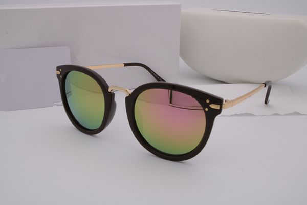 

fashion designer sunglasses classic eyeglasses goggle outdoor beach sun glasses for man woman 7 color optional triangular signature, White;black