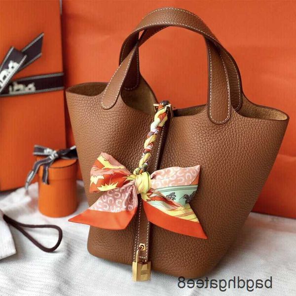 

original designer bucket he 2023 picotin locks tote purse handbags bags handbag basket scarf pony fashion bag togo vegetable wg5bcvn hou2