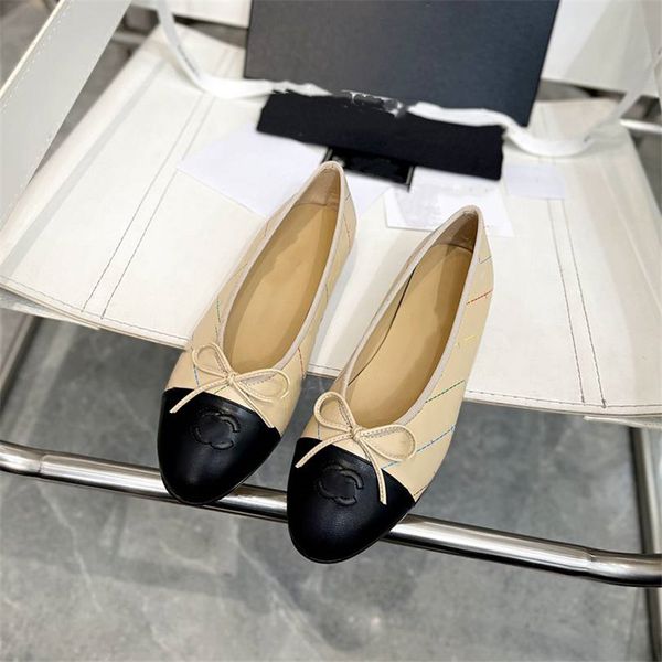 

dress shoes 2023 fashion channel women leather high heel letter logo party wedding tourism holiday casual flat shoes 02-0011, Black