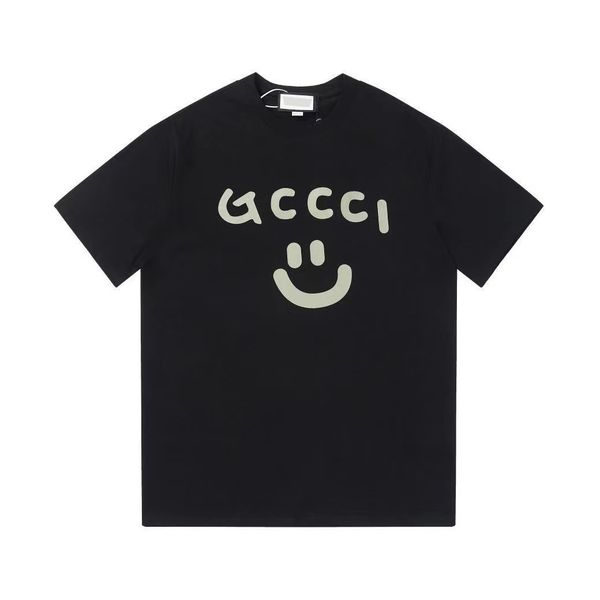 

designer t shirt men clothes luxurious shirt loose t shirt cotton breathable short sleeve letters print shirts spring summer street casual m, White;black