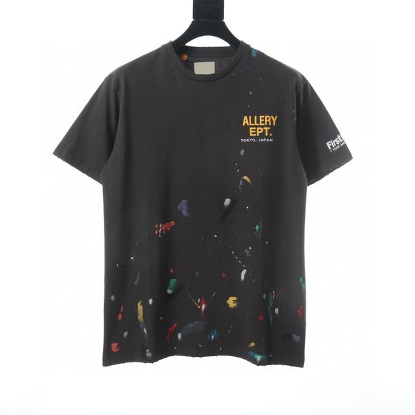 

men's plus tees & polos round neck embroidered and printed polar style summer wear with street pure cotton w2fw, Black;brown