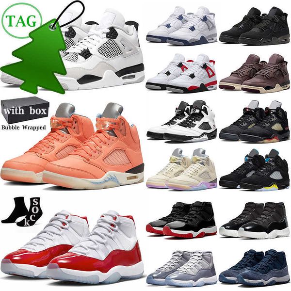 

og with box 4 5 11 mens basketball shoes jumpman 4s military black cat midnight navy 11s bred cool grey 5s crimson bliss sail men women