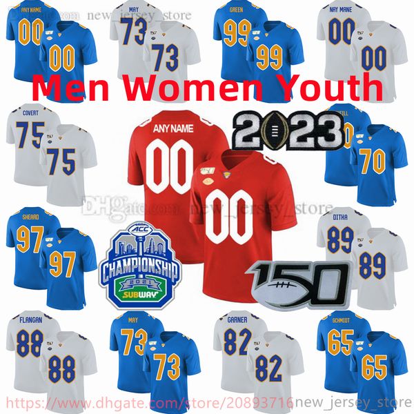 

custom s-6xl ncaa pittsburgh panthers college football jerseys 33 tony dorsett 82 rafael araujo-lopes 89 mike ditka 97 aaron donald 2 mauric, Black