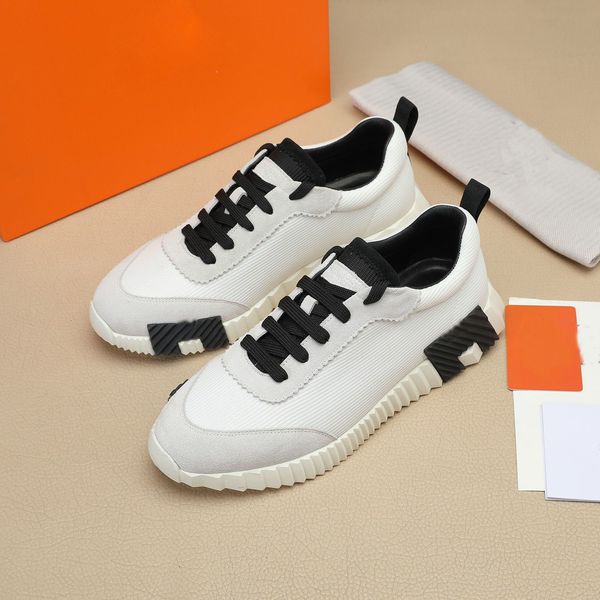 

low new fashion sneakers men casual shoes bouncing sneakers technical canvas suede goatskin sports light sole trainers italy brands men&#039, Black