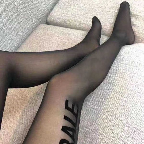

designer balencigas woman leggings paris b letter silk socks black ultra-thin anti-thread underlay socks black silk color socks letter balne, Black;white