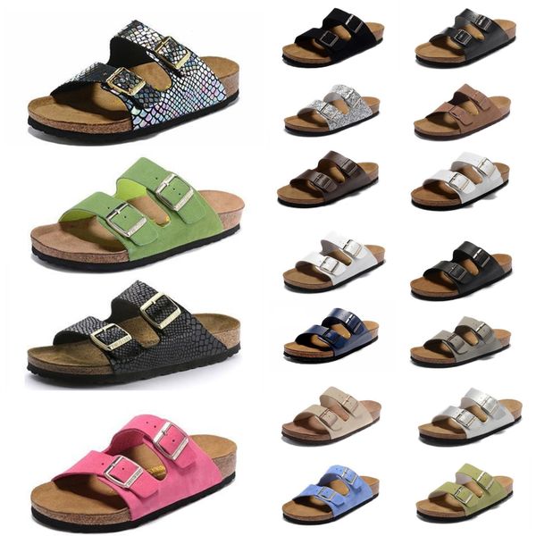 

designer birkens tock clogs sandals men women slide slippers boston soft footbed clog pink black white gray red suede leather buckle strap s