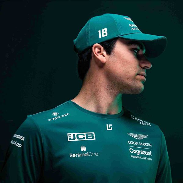 

men's t-shirts amf1 2023 official team driver lance stroll t-shirt latest f2 gt racing large 3d shirt aston martin f1 tees, White;black