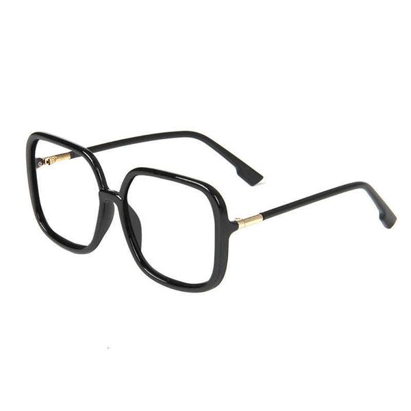 

sunglasses blue light proof glasses men and women d family new tr flat lens korean fashion square big frame street p decorative, White;black