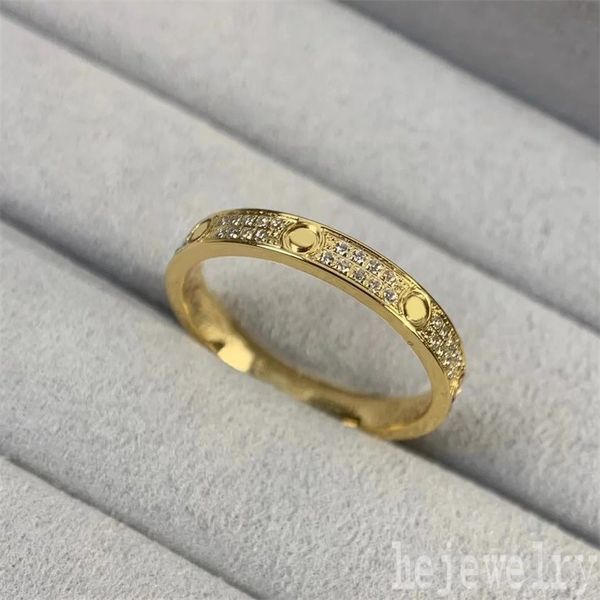 

anniversary luxury engagement love ring wed gold plated rose golden iced out designer stainless steel b4083400 elegant metal letter engageme, Silver