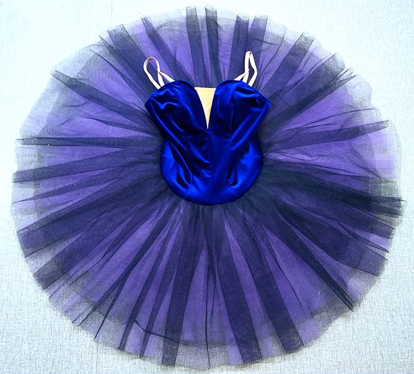 

stage wear without decoration ballet tutu royal purple tutu practice black pancake tutu costumes red ballet girls performance dance dress wh, Black;red