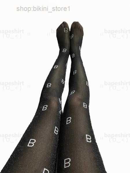 

2023 new pattern fashion hipster tights silk smooth fabric women's luxury socks outdoor nightclub party designer stockings 6 mxxl, Black;white