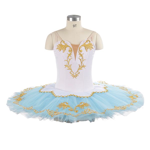 

stage wear white blue pre-professional ballet tutu girls pancake classical ballet tutu pancake adults performance ballet costume white pink, Black;red