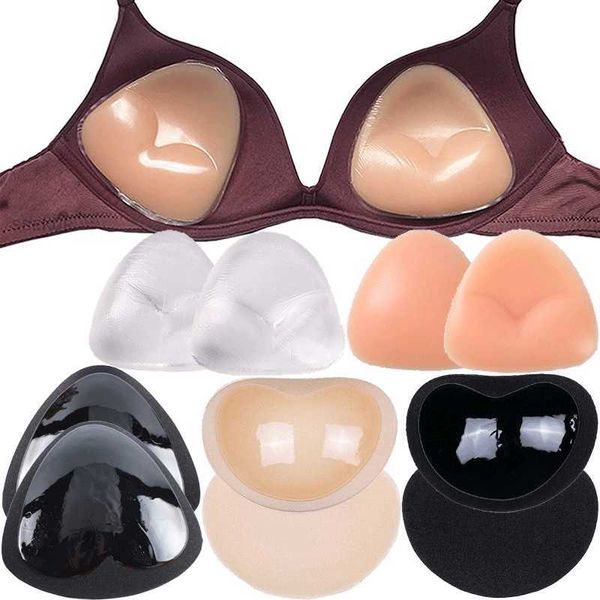 

breast pad women bra insert pad bra cup thicker breast push up silicone pads nipple cover stickers bikini inserts undies intimates
