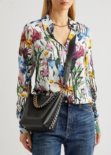 

new fashion women bucket handbag chain strap adjustable shoulder bags high quality
