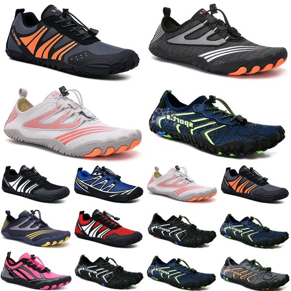 

water shoes pink orange yellow women men shoes beach sea blue swim diving outdoor red barefoot quick-dry size eur 36-45, Black