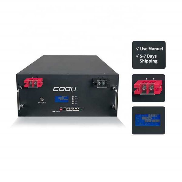 

cooli new arrival 48v home energy storage battery 100ah 200ah lifepo4 battery lithium battery for solar storage