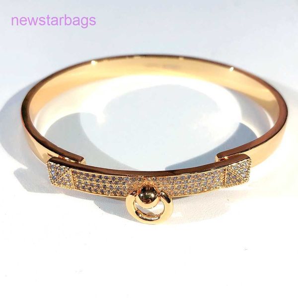

designer h homes bracelet online shop better circle lock gold bracelets women bangles punk for gift luxurious superior quality, Black