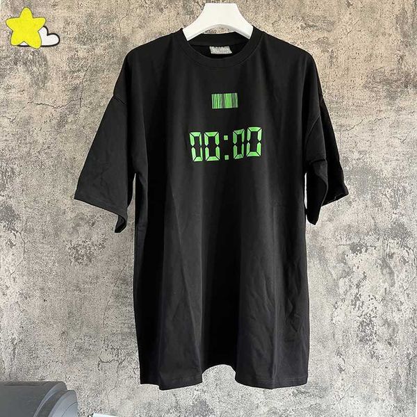 

summer casual couple short sleeve vetements t shirt men woman loose streetwear sports men's jogger vtm tees 0304, White;black