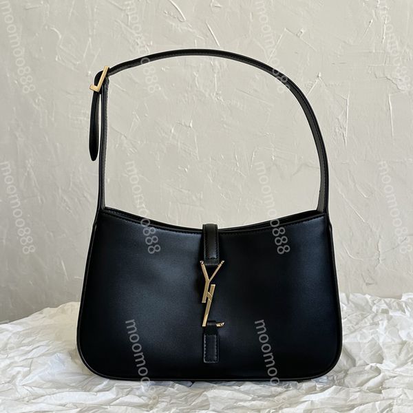 

10a tier mirror quality le5a7 shoulder bags womens real smooth leather bags small 23cm handbag classic luxury designer black purse with box