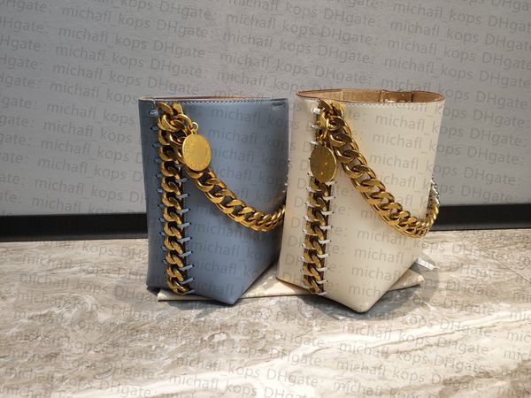 

fashion bucket bag women shoulder bag stella mccartney thick chain large capacity designer detachable shoulder strap i16k