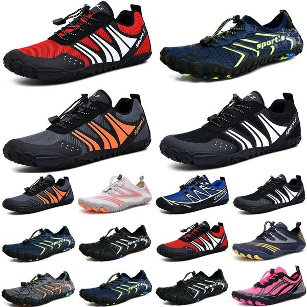 

water shoes red white women men shoes beach surf sea blue swim diving outdoor barefoot quick-dry size eur 36-45, Black