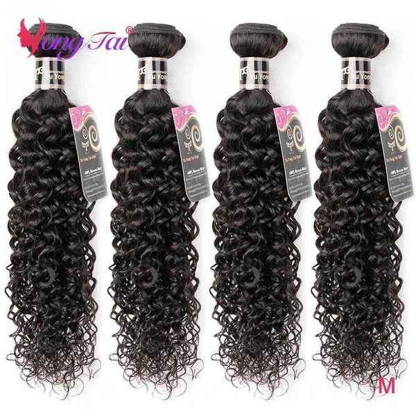 

wig caps yuyongtai hair peruvian kinky curly bundles 100 human hair bundles natural color non remy hair weave curly human hair extension, Black;brown