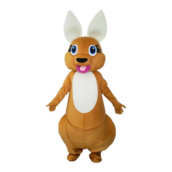 

kangaroo mascot costume christmas halloween animation birthday party performance props, Red;yellow