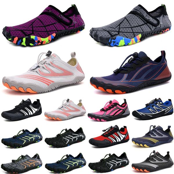 

water shoes grey red pink women men shoes beach surf sea blue swim diving outdoor barefoot quick-dry size eur 36-45, Black